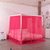 Juego de mosquitera elegante colgante Cortinas de poste de cuatro esquinas Cama con dosel Mosquitera para dosel de cama