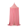 Tienda de campaña con sombrilla de algodón colgante rosa para jardín interior de alta calidad, tienda de campaña con mosquitera para niñas