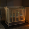 Seguridad Creciendo en las estrellas oscuras Mosquitera blanca para bebés Crib Net