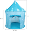 Princess Portable Kids Castle Play Carpas Los niños juegan Fairy House Toy Tent