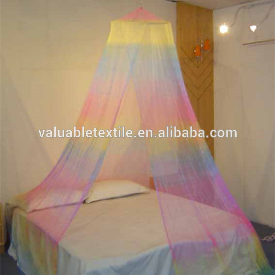 Mosquitera circular con dosel de cama de cebra 100% poliéster con tamaño personalizado