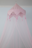 Baby Cuna Girls Favorite Pink Color Tassel Bed Canopy Pop Up Mosquito Netting