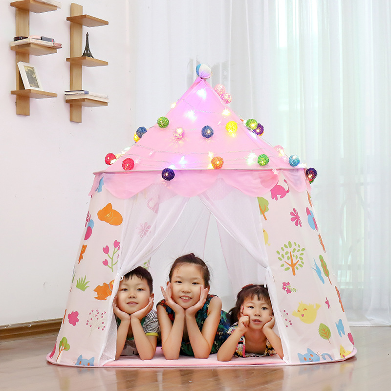 Tienda para niños Princess Castle Play House Fácil de instalar Juguetes de interior