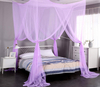 Dosel elegante de la cama de la cortina de la mosquitera del poste de la esquina de alta calidad 4