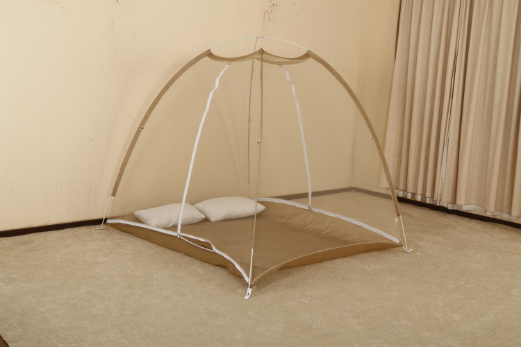 Comercio al por mayor cama doble pop-up mosquiteras hogar interior tienda de cúpula antimosquitos