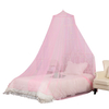 Mosquitera de red protectora de poliéster 100% de alta calidad para cama infantil, color rosa brillante