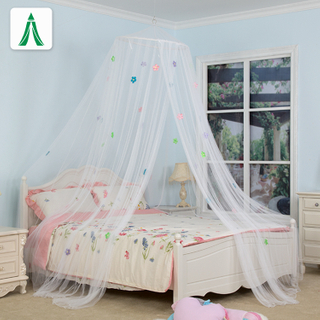 Mosquitera colgante con flores coloridas para dormitorio de niña a la moda 2020