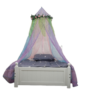 Hada suave bebés cuna niños niñas princesa cama dosel flor decorativa colgante mosquiteros
