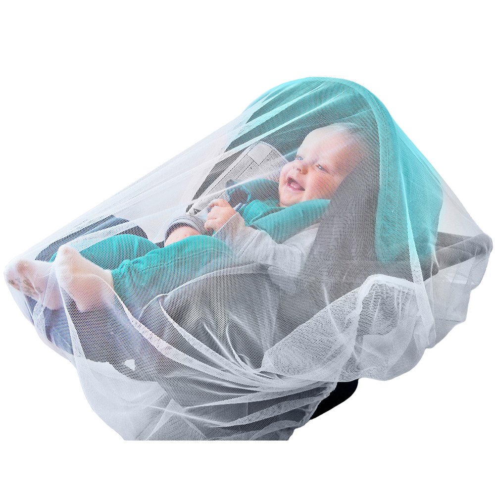 Mosquitera para bebé de bajo precio con insecticida doblado tratado para la protección contra insectos infantil del cochecito LLIN