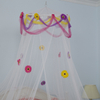Mosquitera colgante con decoración de flores onduladas de colores brillantes de último diseño 2020