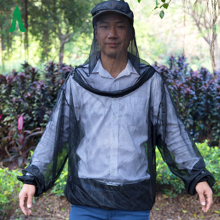 Al aire libre ligero Anti-Mosquito brazo protegido pantalones mangas sombrero traje repelente de insectos