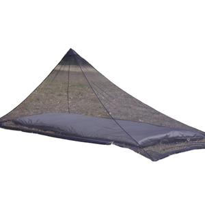 Mosquitera de estilo piramidal para cama individual impermeable al aire libre para senderismo Camping
