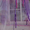 2020 Nuevo estilo Distintivo Tie-Dye Round Top Hanging Mosquito Mesh Net