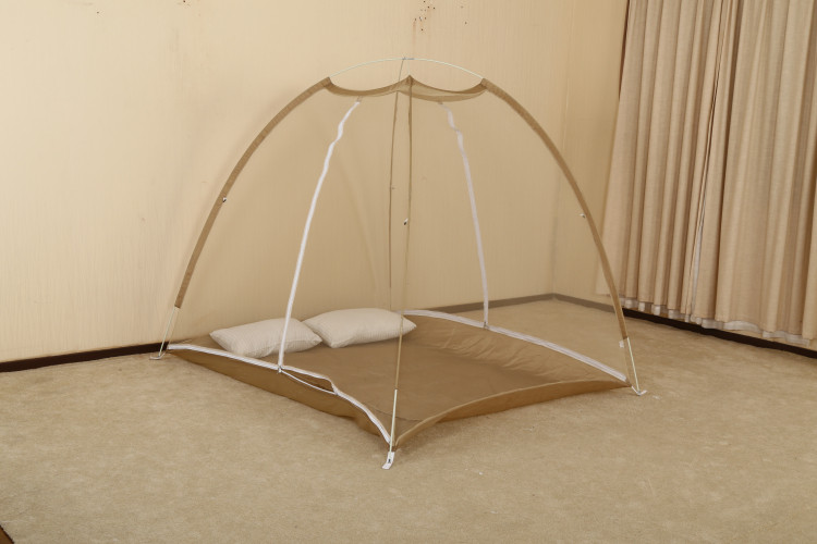 Venta al por mayor de cama doble emergente, mosquiteras para el hogar, tienda de cúpula anti-mosquitos para interiores