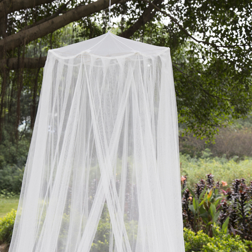 2020 material de bambú superior colgando mosquiteros insecticidas al aire libre blanco