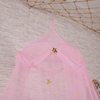 2020 Venta caliente estilo princesa Gloden Star Decor rosa colgante mosquitera