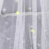 Colgante plegable que crece en la oscuridad Estrellas y luna Mosquitera Cama con dosel