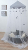 2020 nuevo diseño gris para niños y niñas, mosquiteras de ocio, esquina de lectura, toldos colgantes para cama con estrellas