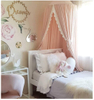 Dome Princess Bed Canopy Cortina Tienda de algodón Decoración de la habitación de los niños