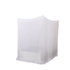 Mosquitera Rectangular de Malla Fina para Cama Matrimonial, 4 Aberturas Protección contra Insectos Repelente