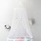 Cama de bebé para interior, dosel, decoración de estrellas, malla blanca transparente, cortina de cama para niños, mosquitera