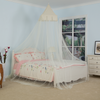 Ins Simple Crown TC Spire Canopy Sheer Mesh Dormitorio interior Cama doble individual Baby Girl 's Bed Canopy Decoración Mosquitera