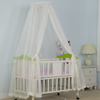 Toldo de cúpula decorativa de encaje de plumas rosas, dosel de malla transparente, transpirable y cómodo, cuna, mosquitera para bebés, favorita de las niñas