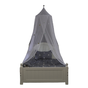 Nuevo diseño, decoración del hogar, cuna de cama que crece en la mosquitera de mariposa luminosa oscura