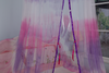 Ligero Tie Dye Decoración Niñas Romántico Dormitorio Mosquitera