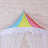 2020 Nuevo estilo 100% Poliéster Paraguas multicolor Mosquitera con mini bola
