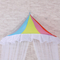 2020 nuevo estilo 100% poliéster paraguas multicolor mosquitera con mini bola