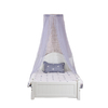 Último diseño Crown Top Bedside Canopies Elegante mosquitera Cortina
