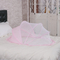 Fabuloso diseño plegable Yurt Baby Crib Cover Baby Kids Pink Mosquitera