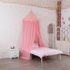 Nuevo estilo poliéster rosa mosquiteros Circular princesa niñas cama dosel