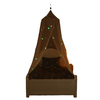Toldo de cama que brilla en la oscuridad, toldo colgante para cama grande, carpa para dormitorio de niños, carpa con luces de estrellas, mosquitera ideal para dormitorio