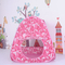 Camuflaje rosa Pop Up Play Tent Casa de juegos plegable para interiores y exteriores del ejército para niños