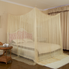 Lujosa oreja colgante multipuerta 100% poliéster forma Rectangular red de cama tamaño King Queen mosquitera colgante para adultos