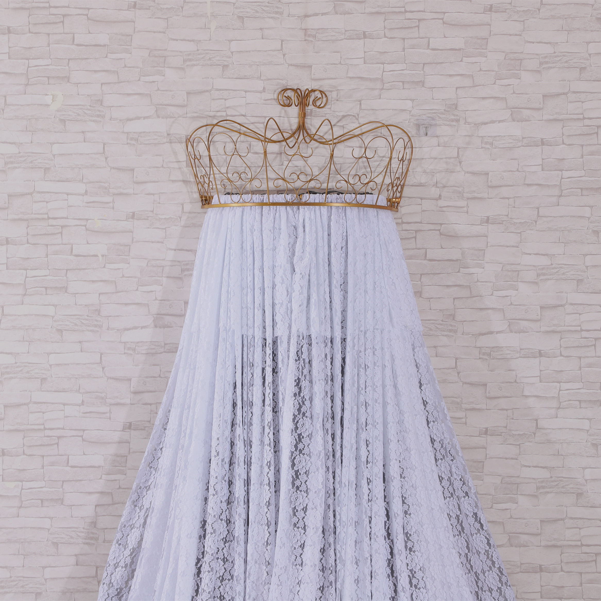 Cama cortina dosel mosquitera nuevo dos capas diseño de encaje suave princesa corona negro blanco circular acampar al aire libre viajes completo