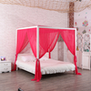 La mosquitera de alta calidad más Popular, dosel de cúpula grande, red de cama doble, mosquitera de tamaño King, dosel de cama para niñas
