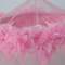 2020 gran oferta, mosquitera circular para bebé con plumas rosa y estilo princesa para niña